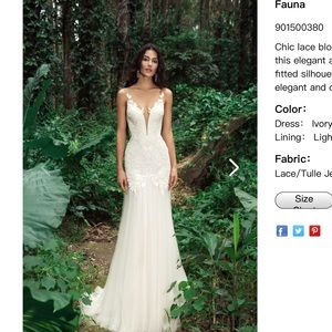 Chic Nostalgia Fauna Wedding Dress